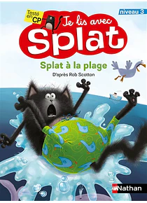 Je lis avec Splat - Splat à la plage