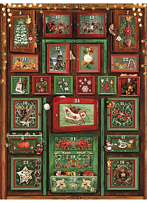 L'armoire de Noël : calendrier de l'Avent, de Dominique Evangelisti