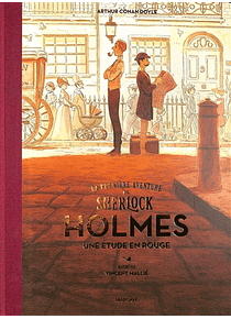 La première aventure de Sherlock Holmes : une étude en rouge, de Arthur Conan Doyle 