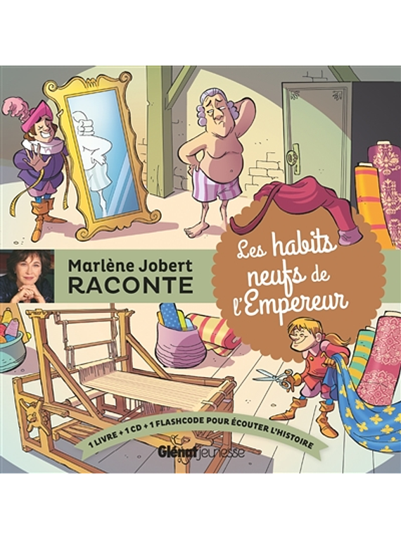 Les habits neufs de l'empereur + audio, de Marlène Jobert