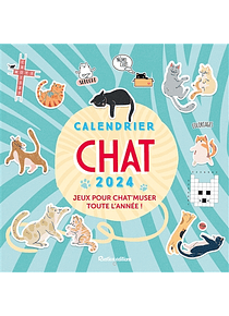 Calendrier Chat 2024, de Nicole Masson de Yann Caudal