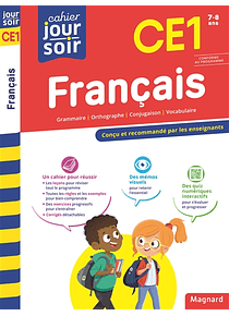 Cahier du jour Cahier du soir - CE1, 7-8 ans - Français 