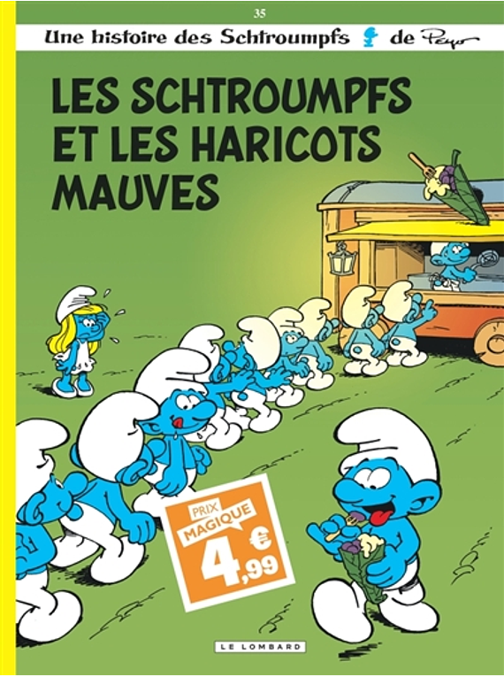 Une histoire des Schtroumpfs 35 - Les Schtroumpfs et les haricots mauves, de Alain Jost et Thierry Culliford