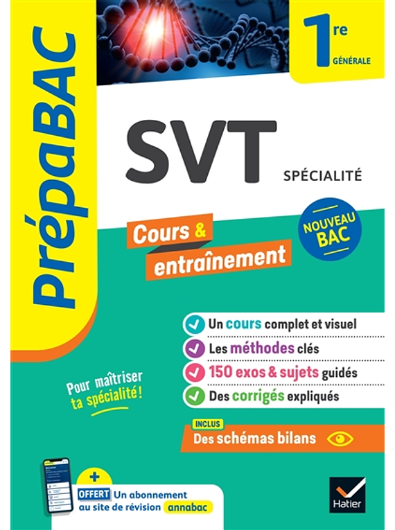 Prépabac 1ere - SVT spécialité