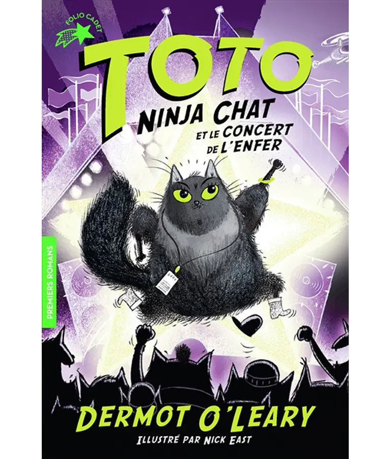 Toto ninja chat et le concert de l'enfer, de Dermot O'Leary