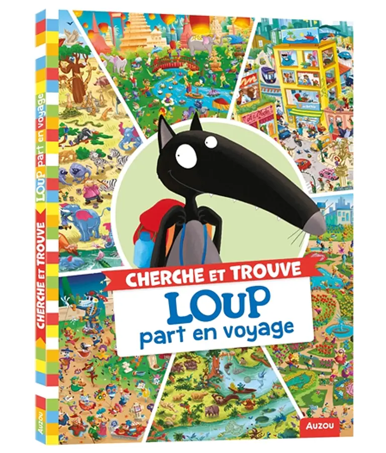 Loup part en voyage - Cherche et trouve, de Orianne Lallemand