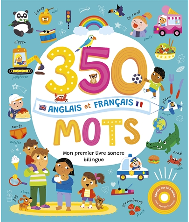 350 mots anglais et français livre sonore bilingue