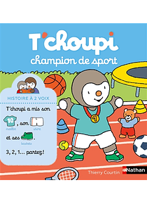 T'choupi champion de sport, de Thierry Courtin