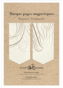 Duo de marque-pages magnétiques - Tulipe