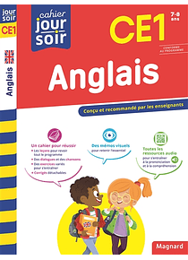 Cahier du jour Cahier du soir - CE1 - 7/8 ans : Anglais