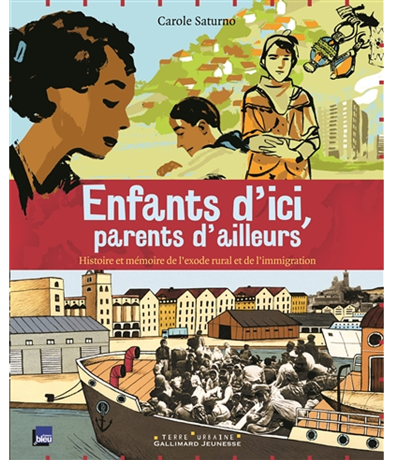 Enfants d'ici, parents d'ailleurs - Histoire et mémoire de l'exode rural et de l'immigration, de Carole Saturno
