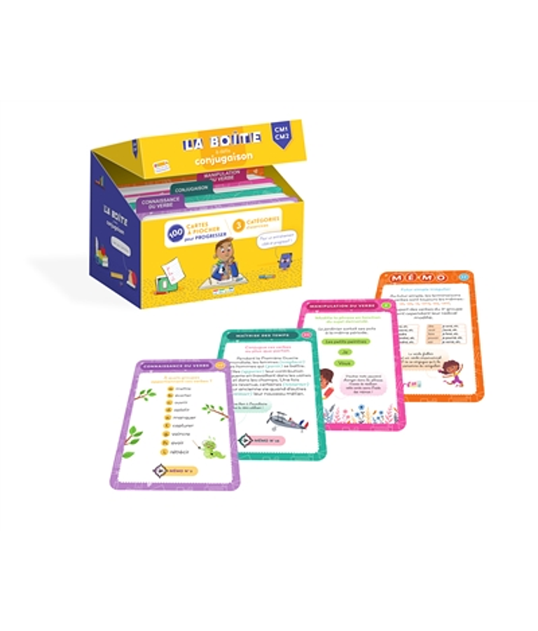 La boîte à défis conjugaison, CM1, CM2