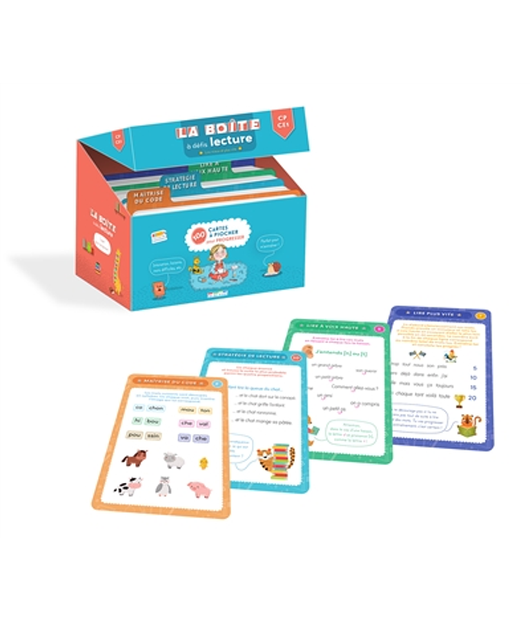 La boîte à défis lecture, CP, CE1