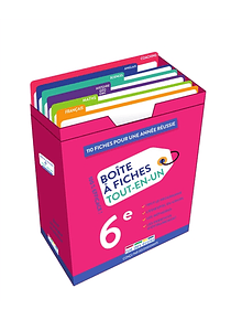Boîte à fiches tout-en-un 6e 