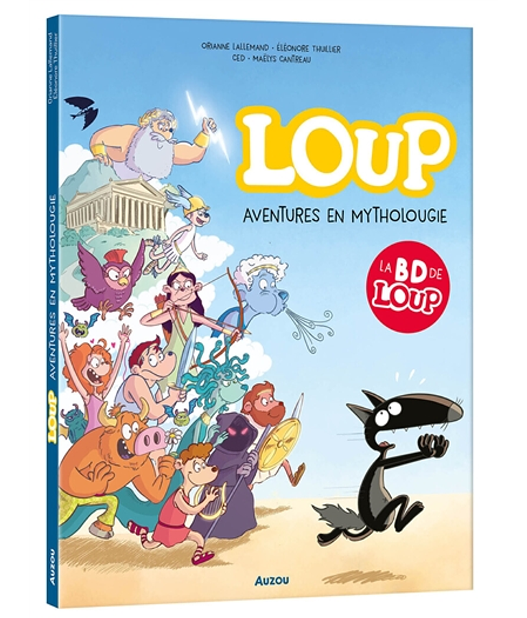 Loup Aventures en mytholougie, de Orianne Lallemand