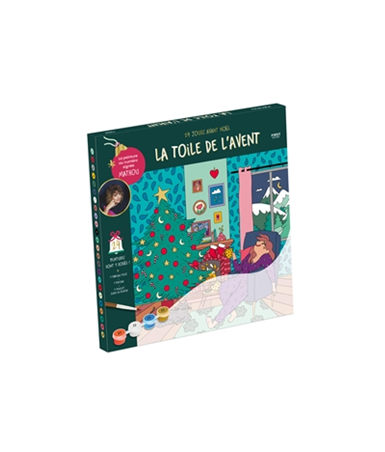 La toile de l'Avent - 24 jours avant Noël, de Mathou