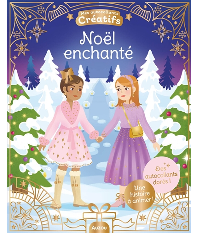 Noël enchanté - Des autocollants dorés !