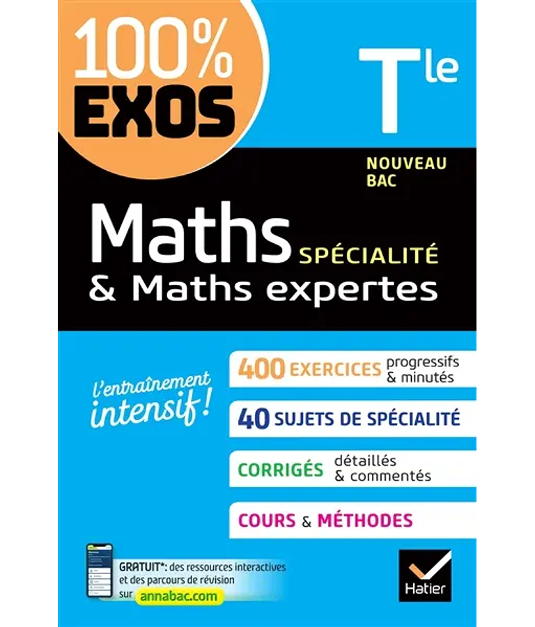 Maths spécialité & maths expertes terminale - Nouveau bac
