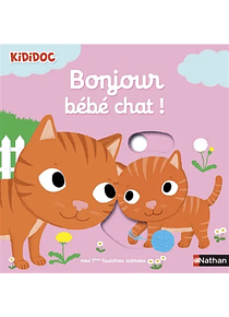Kididoc - Bonjour bébé chat ! - Mes premières histoires animées, de Nathalie Choux