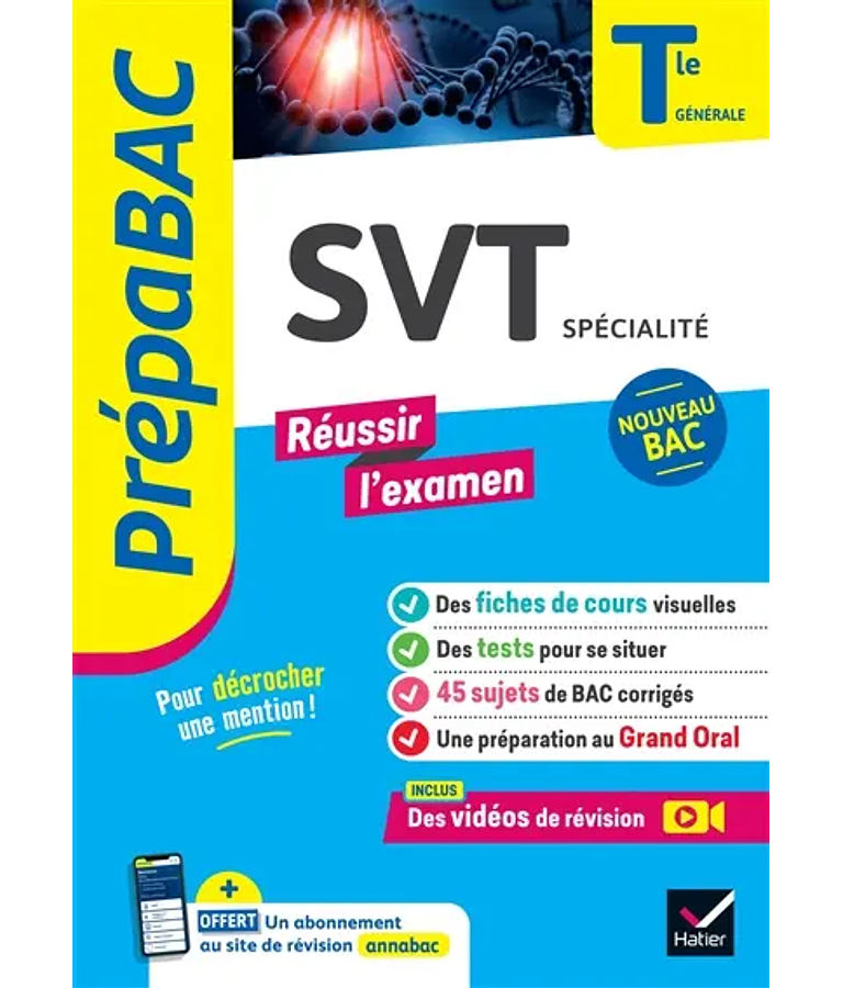 Prépabac Terminale - SVT Spécialité