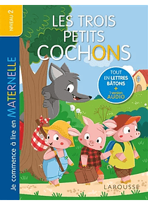 Je commence à lire en maternelle - Les trois petits cochons + audio 