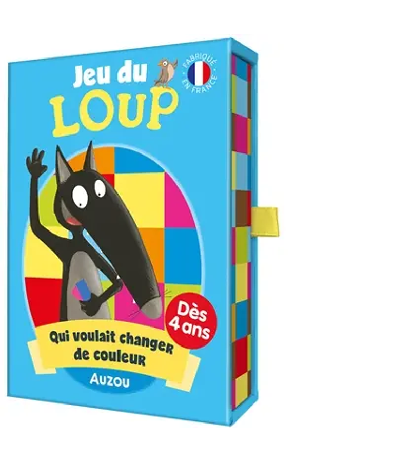 Jeu du loup - Le loup qui voulait changer de couleur, de Orianne Lallemand