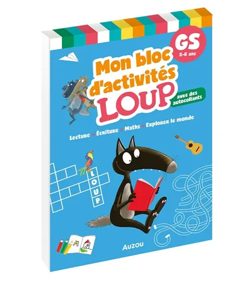 Mon bloc d'activités loup - GS , de Orianne Lallemand
