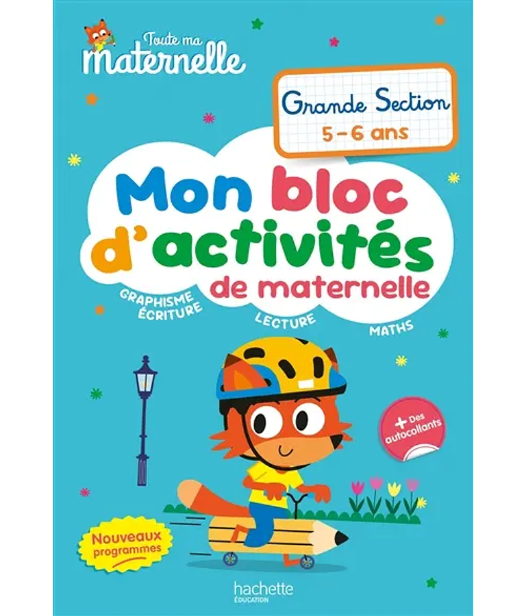 Mon bloc d'activités de maternelle - GS - 5/6 ans 