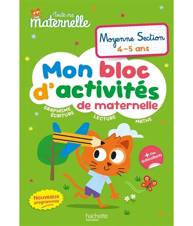 Mon bloc d'activités de maternelle - MS - 4/5 ans