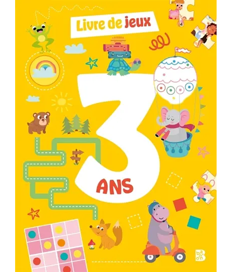 Mon livre de jeux - 3 ans
