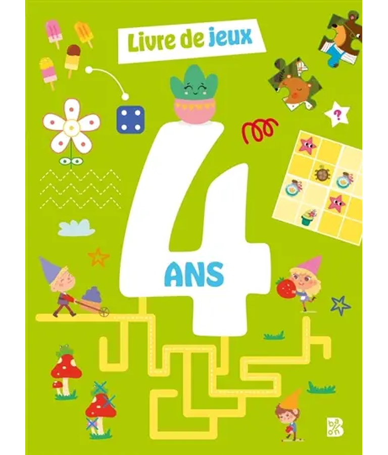 Livre de jeux - 4 ans