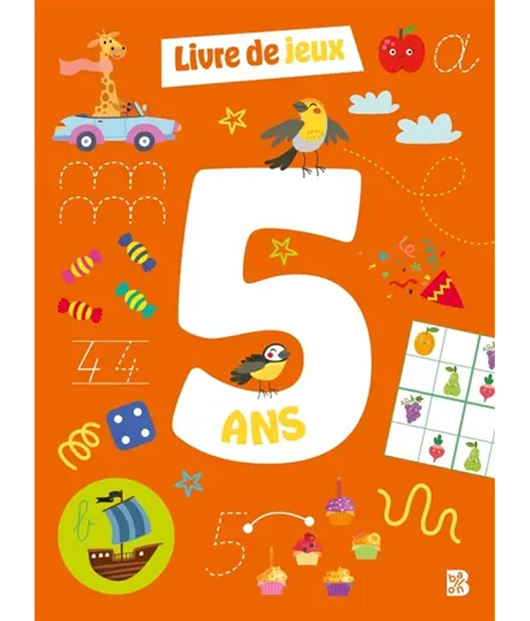 Livre de jeux - 5 ans