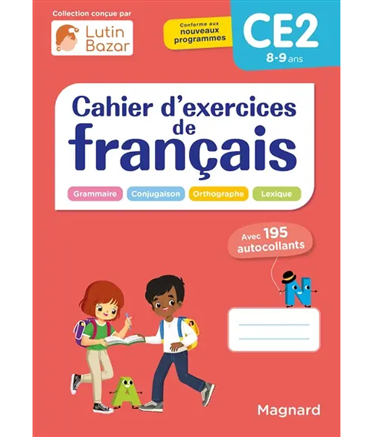 Cahier d'exercices de français - CE2 - 8/9 ans