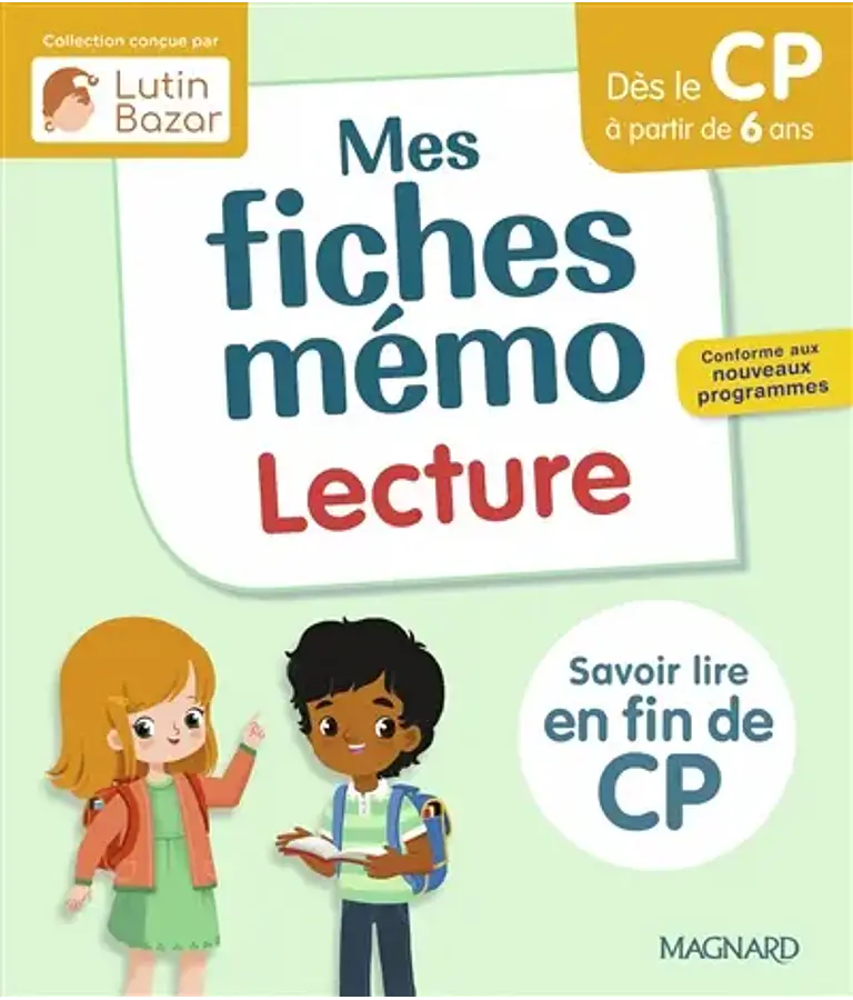 Mes fiches mémo - CP - 6/7 ans - Lecture 