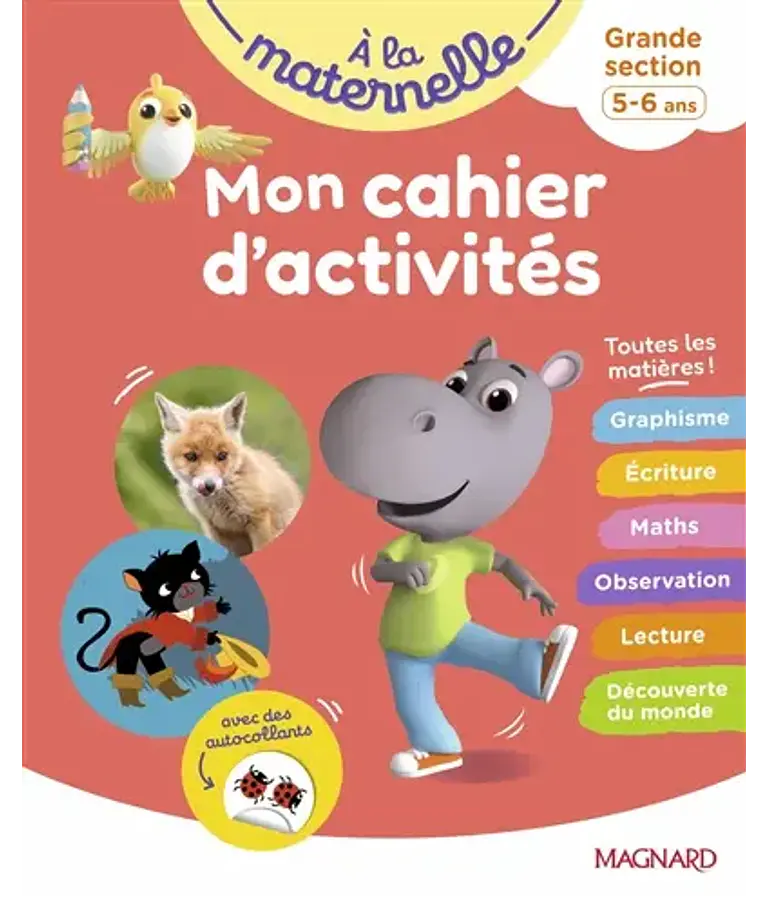 A la maternelle - Grande Section - 5/6 ans - Cahier d'activités