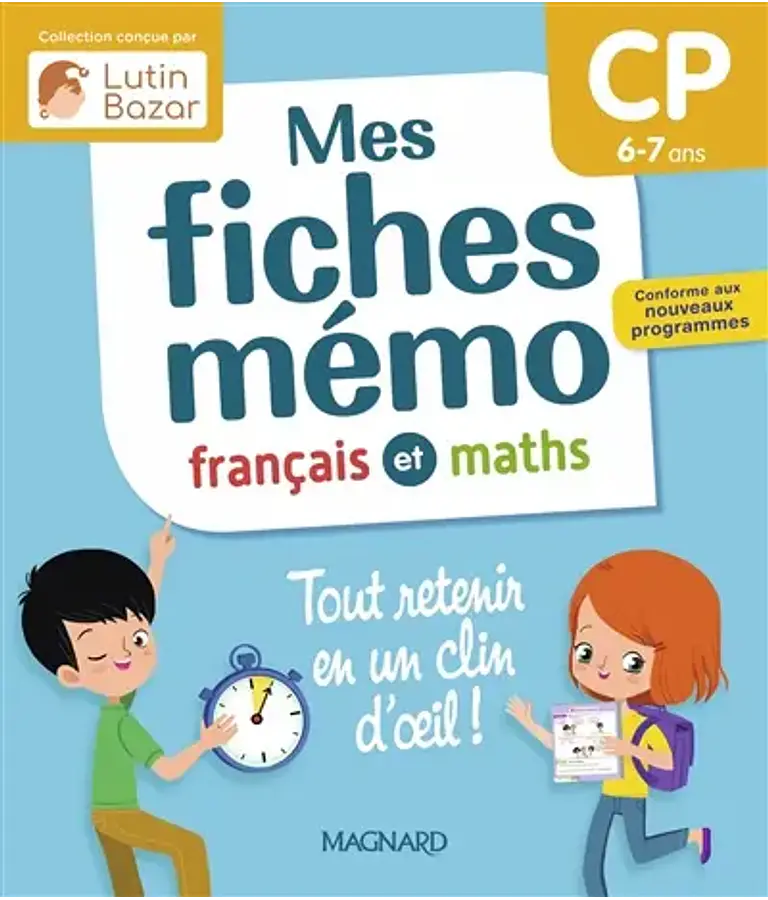Mes fiches mémo - CP - 6/7 ans - Français et Maths