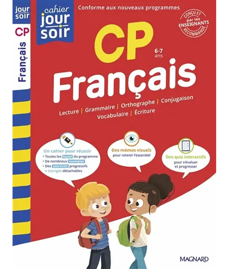 Cahier du jour Cahier du soir - CP - 6/7 ans - Français