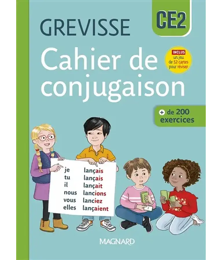 Cahier de conjugaison Grevisse CE2