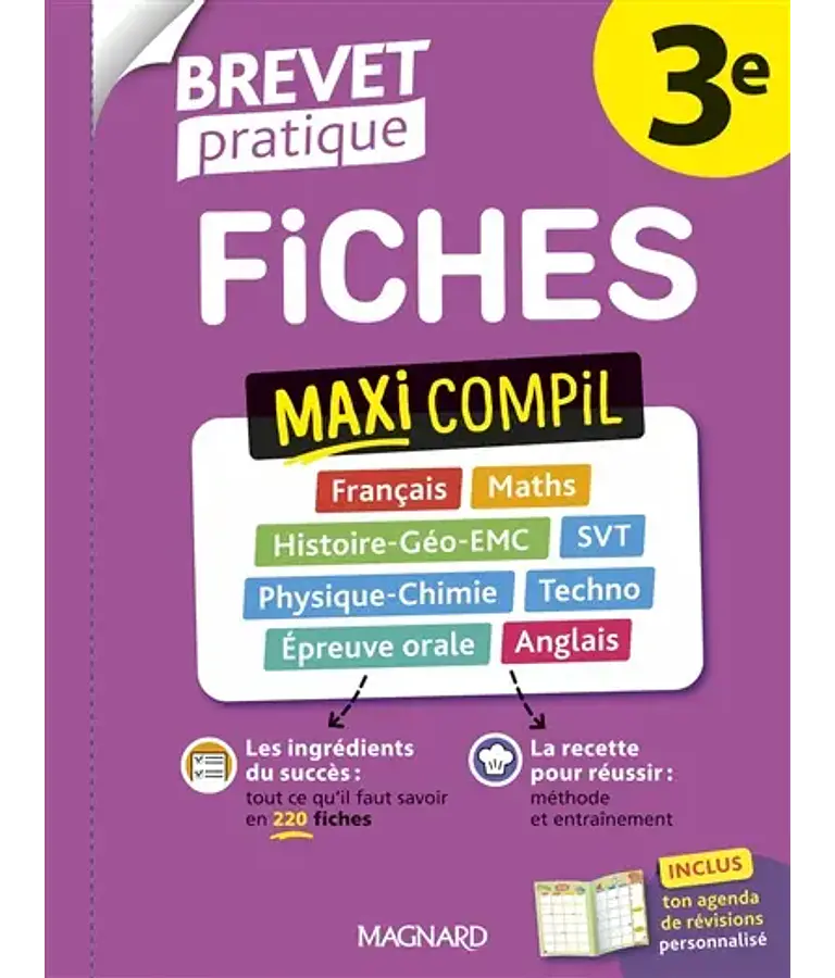 Fiches maxi compil 3e 