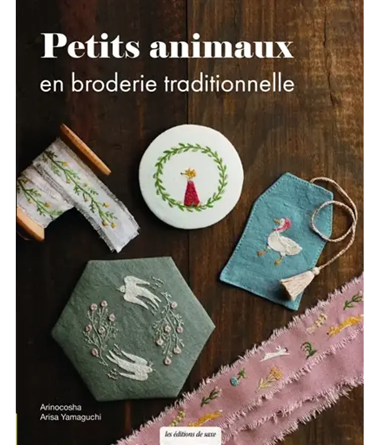 Petits animaux en broderie traditionnelle, d´Arinocosha Arisa Yamaguchi