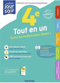 Tout en un - 4e - Toutes les matières