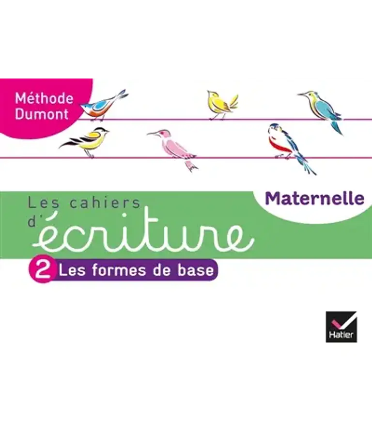 Les cahiers d'écriture maternelle -  Les formes de base