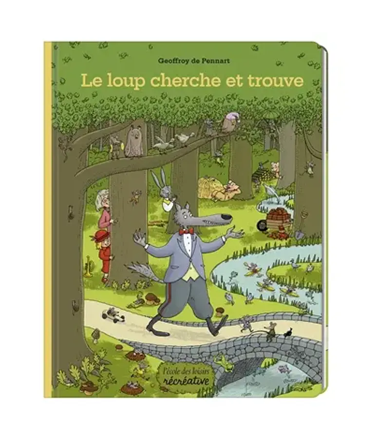 Le loup : cherche et trouve, de Geoffroy de Pennart