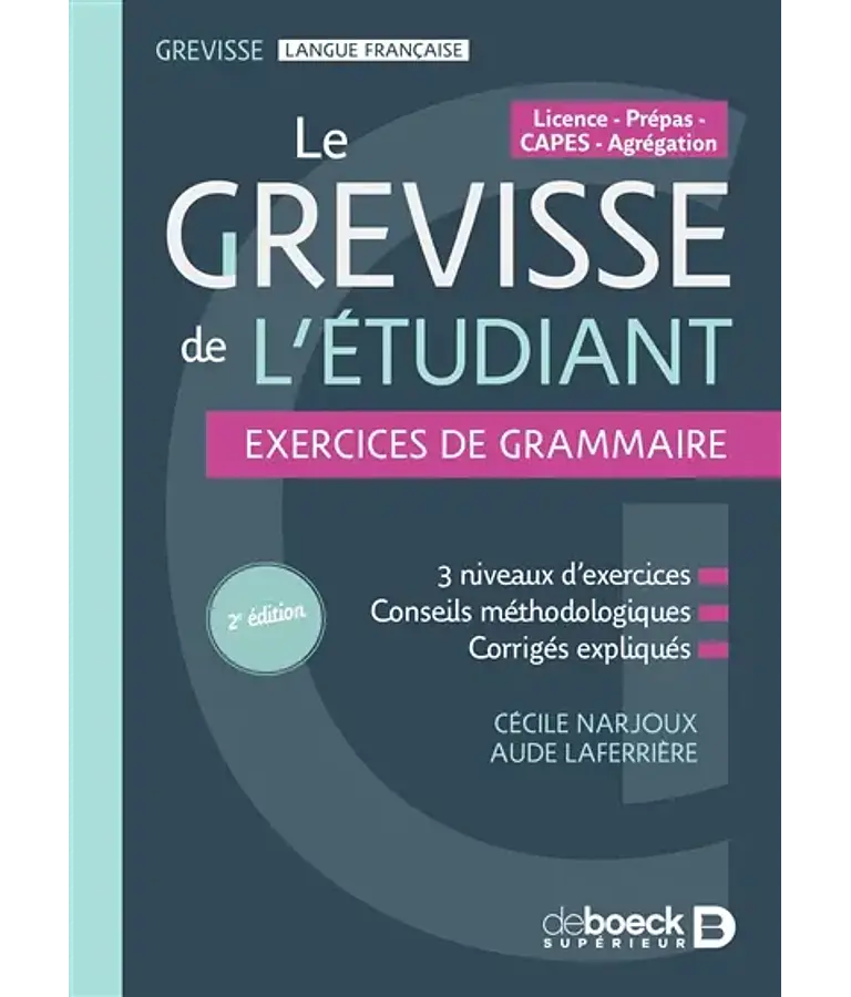 Le Grevisse de l'étudiant - Exercices de grammaire 