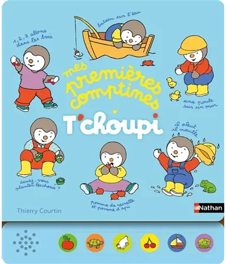 T'choupi, mes premières comptines, de Thierry Courtin