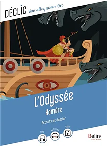 L'Odyssée : extraits et dossier, d´Homère