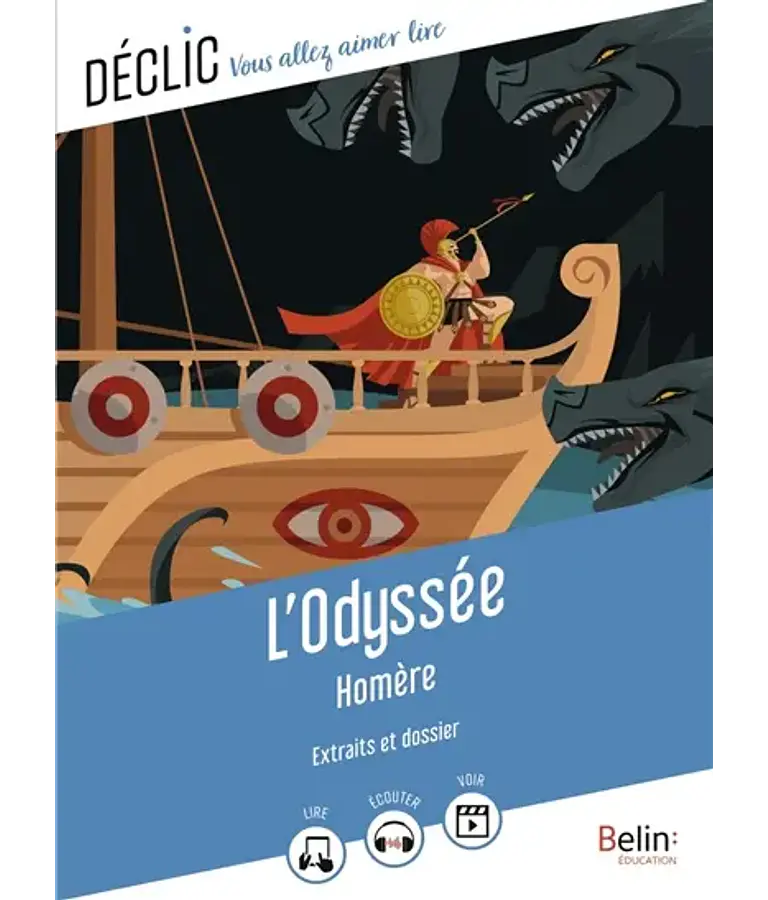 L'Odyssée : extraits et dossier, d´Homère