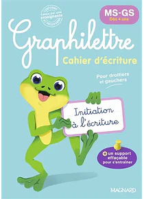 Graphilettre -  Cahier d'écriture - MS/GS - dès 4 ans
