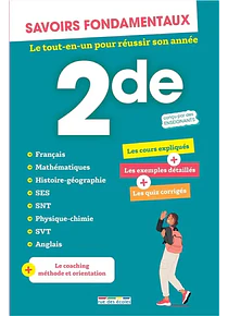 2de - Le tout-en-un pour réussir son année