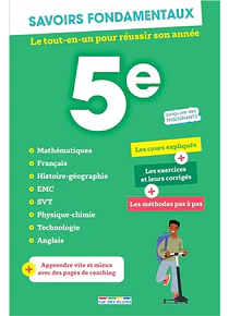 5e - Le tout-en-un pour réussir son année